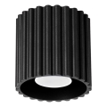 Bodové svítidlo AURA 1xGU10/10W/230V pr. 10 cm černá