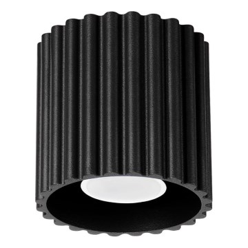 Bodové svítidlo AURA 1xGU10/10W/230V pr. 10 cm černá