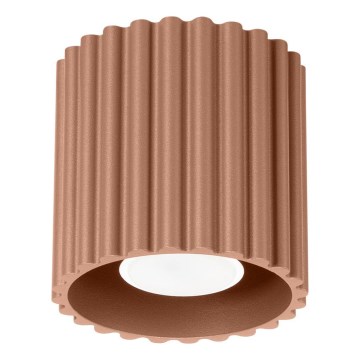 Bodové svítidlo AURA 1xGU10/10W/230V pr. 10 cm hnědá