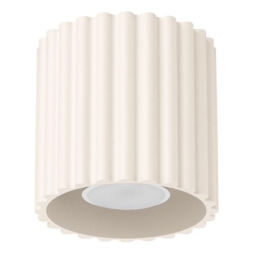 Bodové svítidlo AURA 1xGU10/10W/230V pr. 10 cm krémová