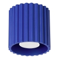 Bodové svítidlo AURA 1xGU10/10W/230V pr. 10 cm modrá
