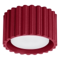 Bodové svítidlo AURA 1xGX53/10W/230V pr. 10 cm červená