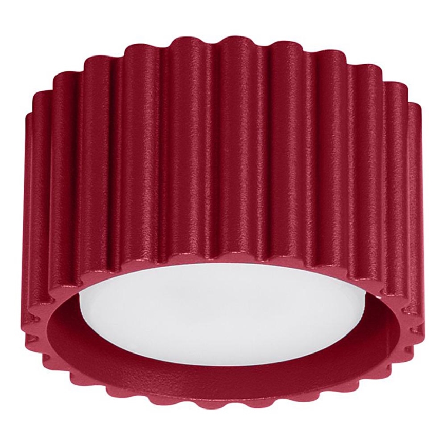 Bodové svítidlo AURA 1xGX53/10W/230V pr. 10 cm červená