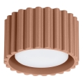 Bodové svítidlo AURA 1xGX53/10W/230V pr. 10 cm hnědá