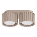 Bodové svítidlo AURA 2xGX53/10W/230V taupe