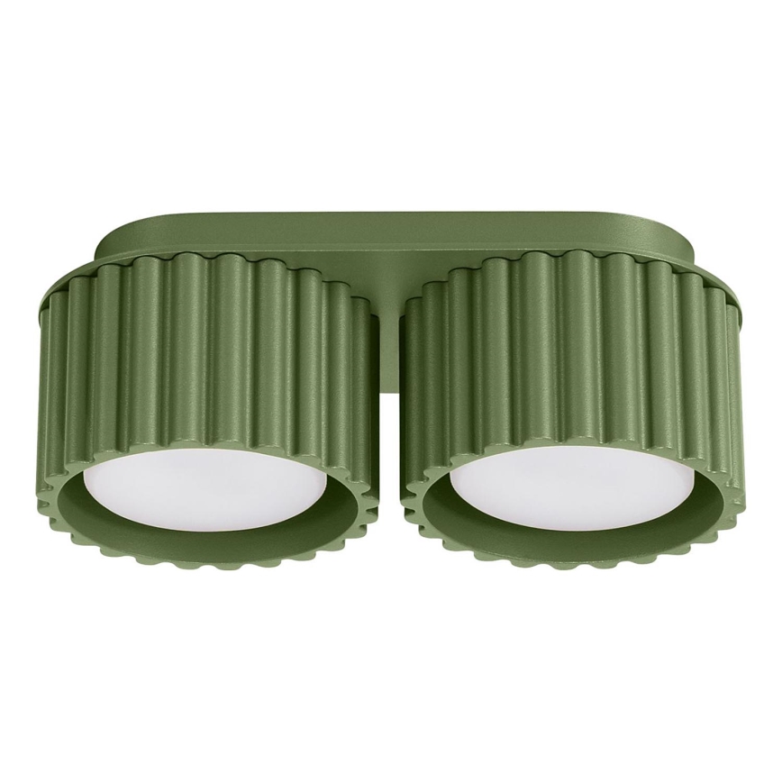 Bodové svítidlo AURA 2xGX53/10W/230V zelená