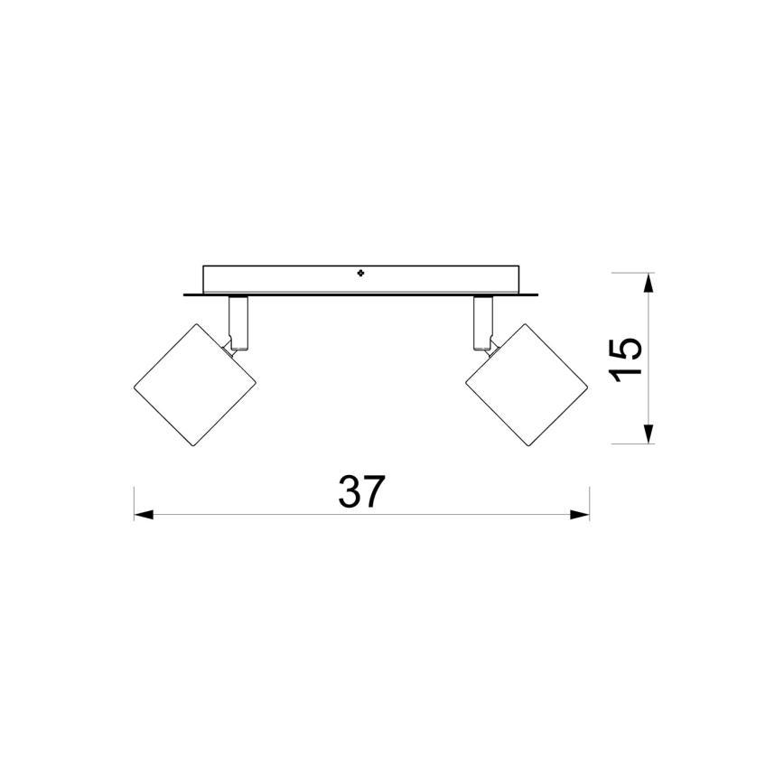 Bodové svítidlo DEMIA 2xGU10/8W/230V béžová