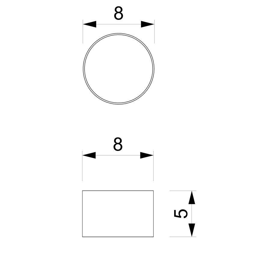 Bodové svítidlo DIXIE 1xGX53/11W/230V černá