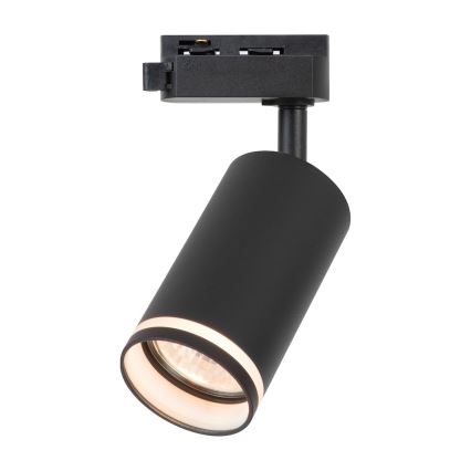 Bodové svítidlo do 1-fázového lištového systému PIPE 1xGU10/10W/230V černá