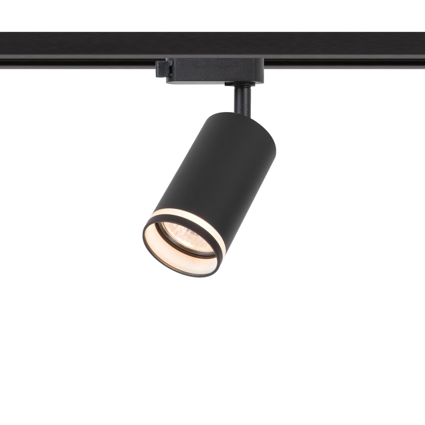 Bodové svítidlo do 1-fázového lištového systému PIPE 1xGU10/10W/230V černá