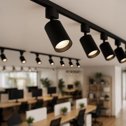 Bodové svítidlo do 1-fázového lištového systému TIGER 1xGU10/10W/230V černá