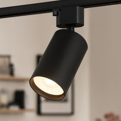 Bodové svítidlo do 1-fázového lištového systému TIGER 1xGU10/10W/230V černá