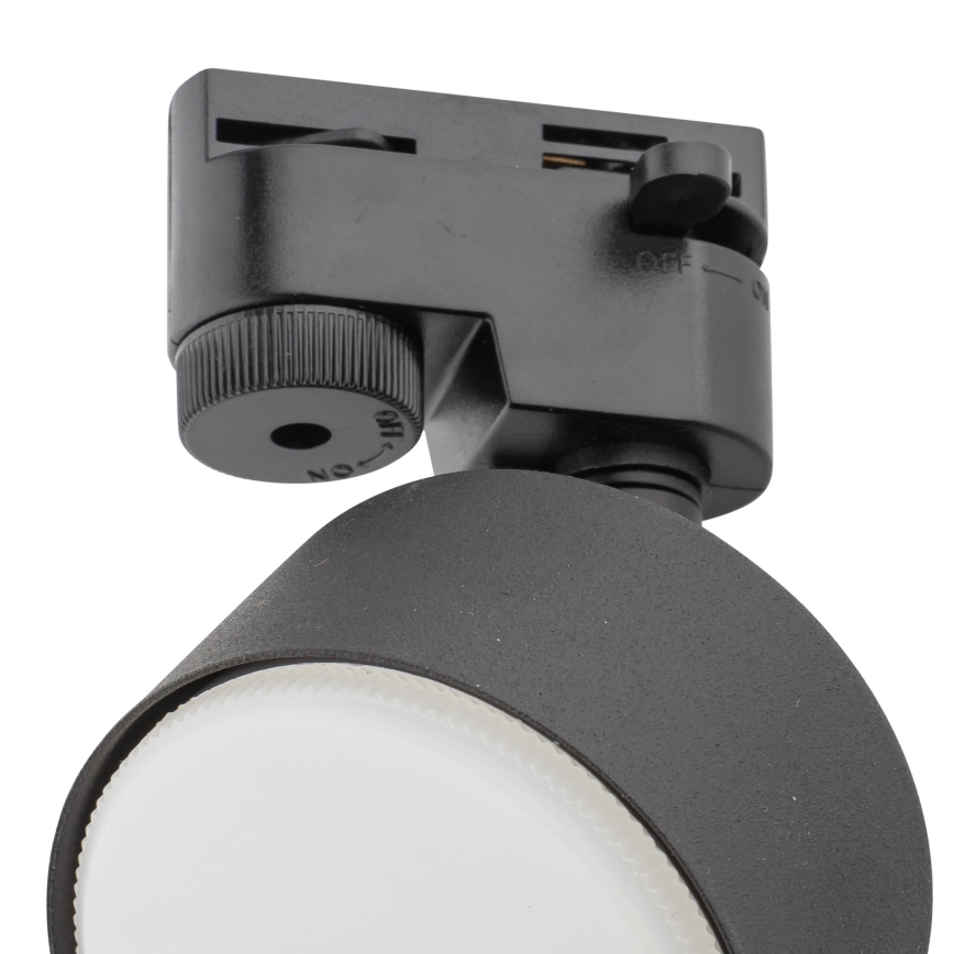 Bodové svítidlo do 1-fázového lištového systému AVIA 1xGX53/15W/230V černá