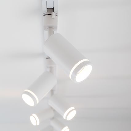 Bodové svítidlo do 1-fázového lištového systému JET RING 1xGU10/10W/230V bílá