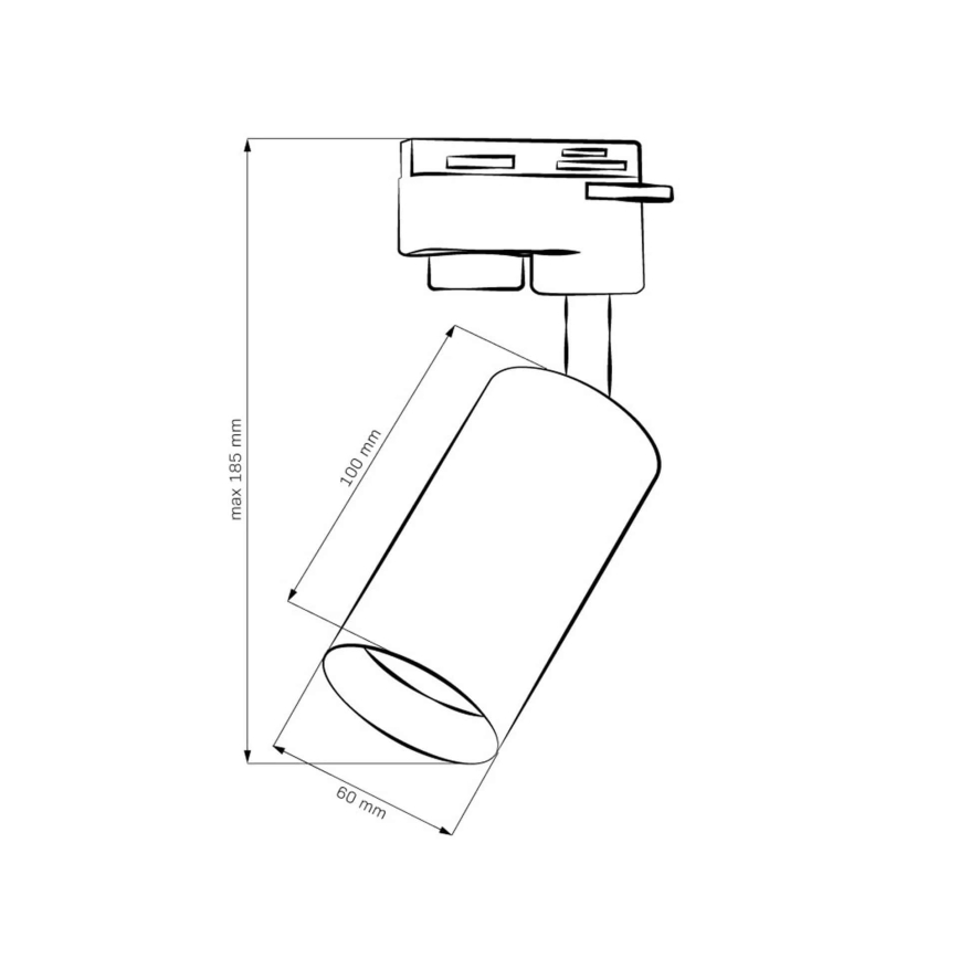 Bodové svítidlo do lištového systému MARIBEL 1xGU10/10W/230V zlatá