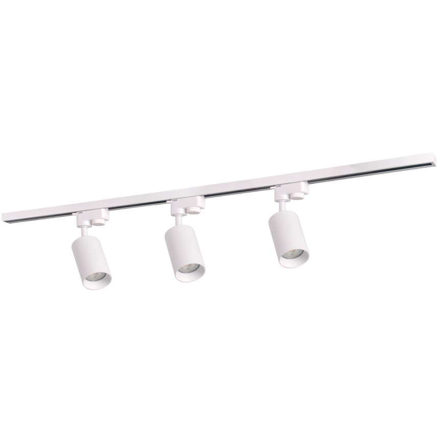 Bodové svítidlo do lištového systému MARIBEL 3xGU10/10W/230V +1 m lištový systém bílá