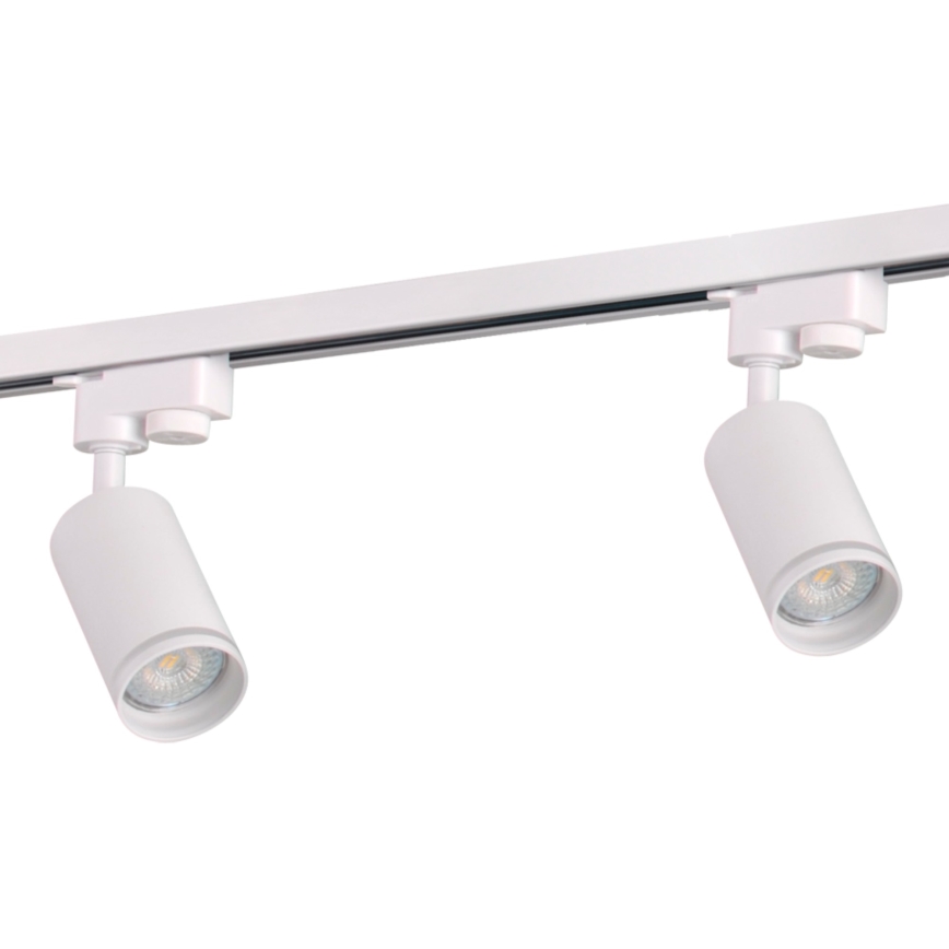 Bodové svítidlo do lištového systému PARIS 3xGU10/10W/230V + 1 m lištový systém bílá