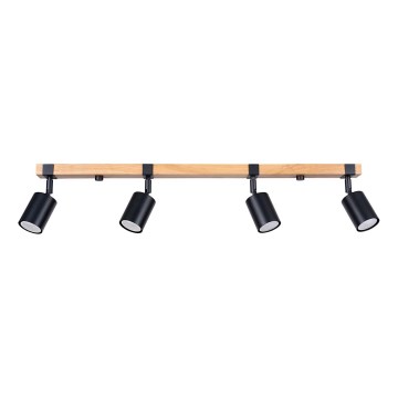 Bodové svítidlo FAGER 4xGU10/10W/230V černá