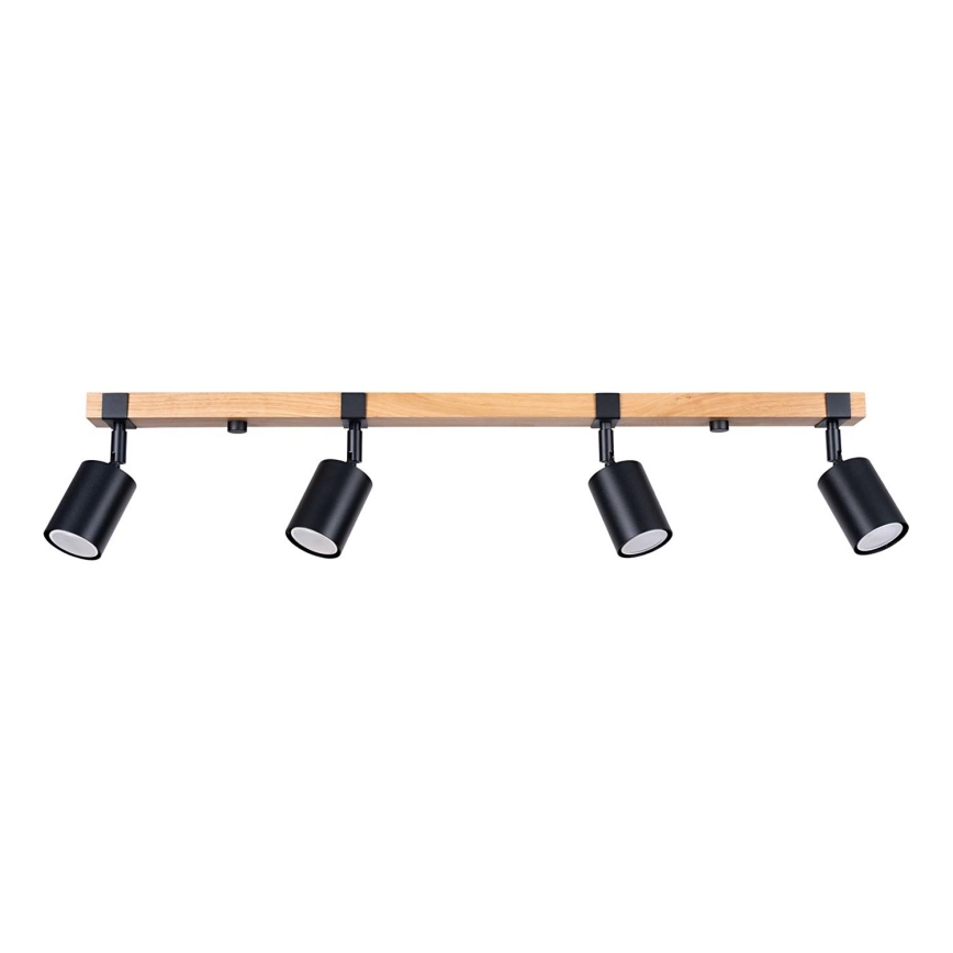 Bodové svítidlo FAGER 4xGU10/10W/230V černá