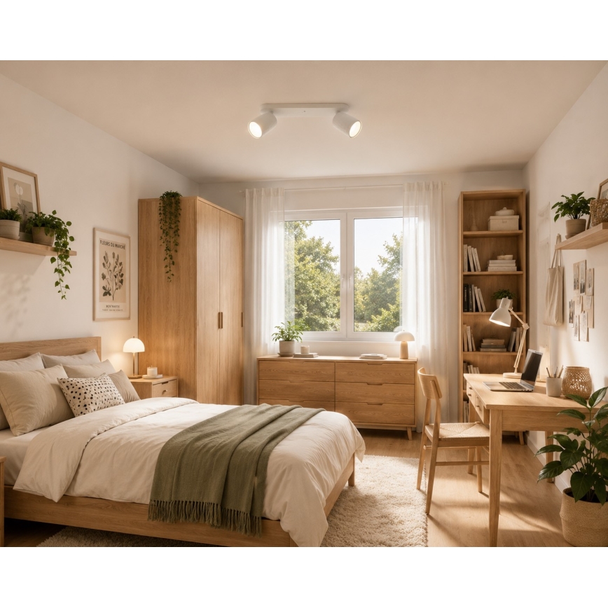 Bodové svítidlo FAMA 2xGU10/30W/230V bílá