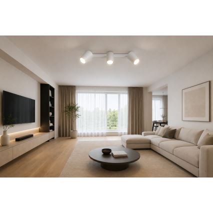 Bodové svítidlo FAMA 3xGU10/30W/230V bílá