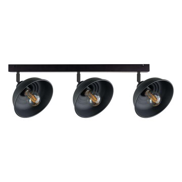 Bodové svítidlo FAUN 3xE27/60W/230V černá