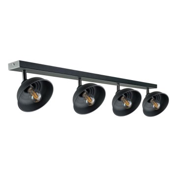 Bodové svítidlo FAUN 4xE27/60W/230V černá