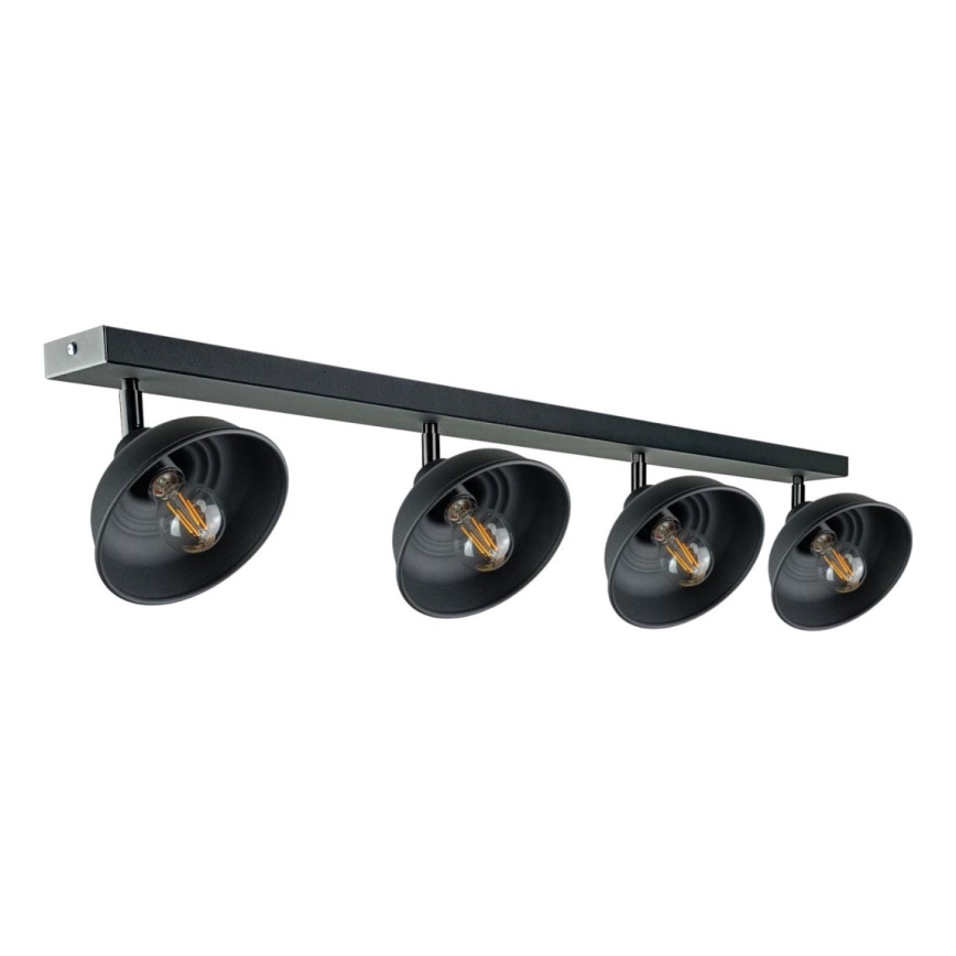 Bodové svítidlo FAUN 4xE27/60W/230V černá