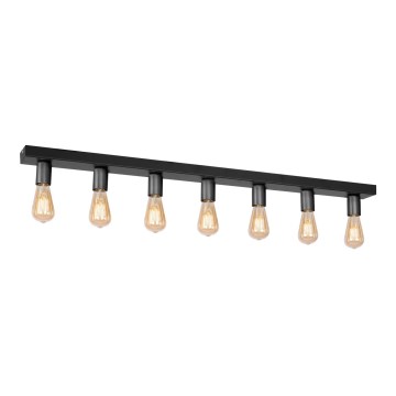 Bodové svítidlo FILO 7xE27/60W/230V černá