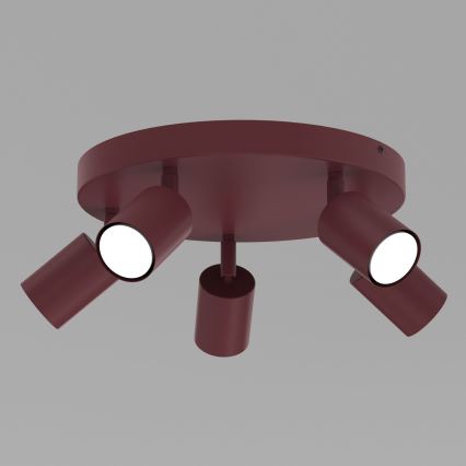 Bodové svítidlo FUN 5xGU10/8W/230V burgundy