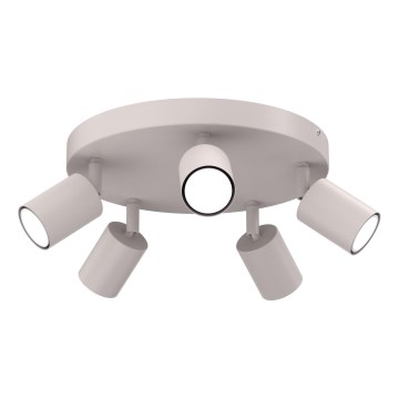 Bodové svítidlo FUN 5xGU10/8W/230V krémová