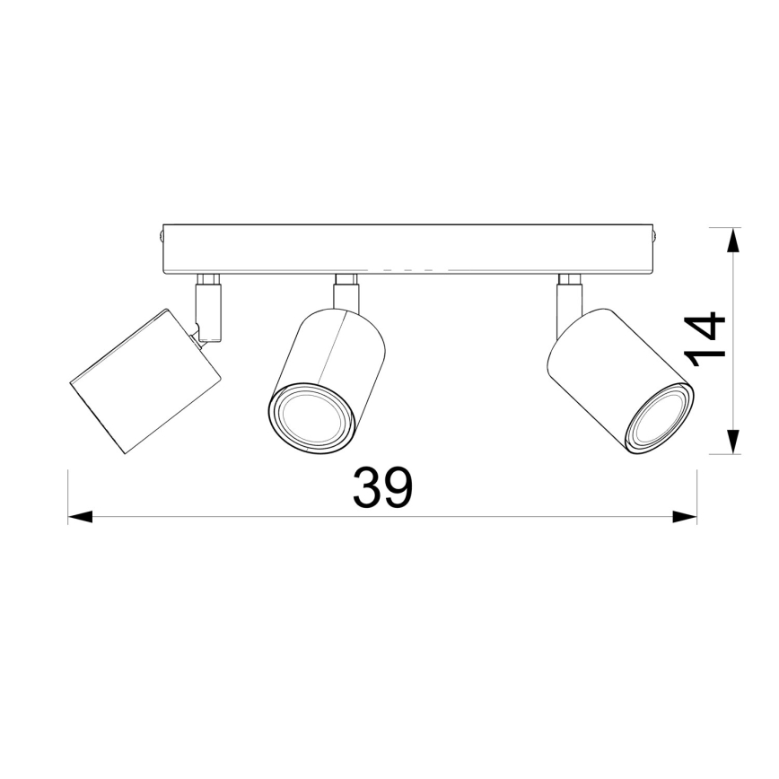 Bodové svítidlo FUN 5xGU10/8W/230V růžová