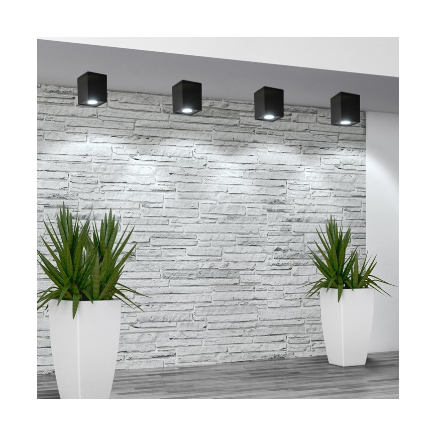 Bodové svítidlo HADAR Q1 1xGU10/10W/230V černá