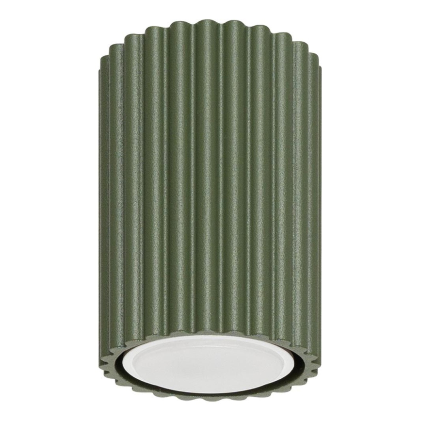 Bodové svítidlo KARBON 1xGU10/10W/230V 10 cm zelená