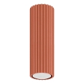 Bodové svítidlo KARBON 1xGU10/10W/230V 20 cm červená
