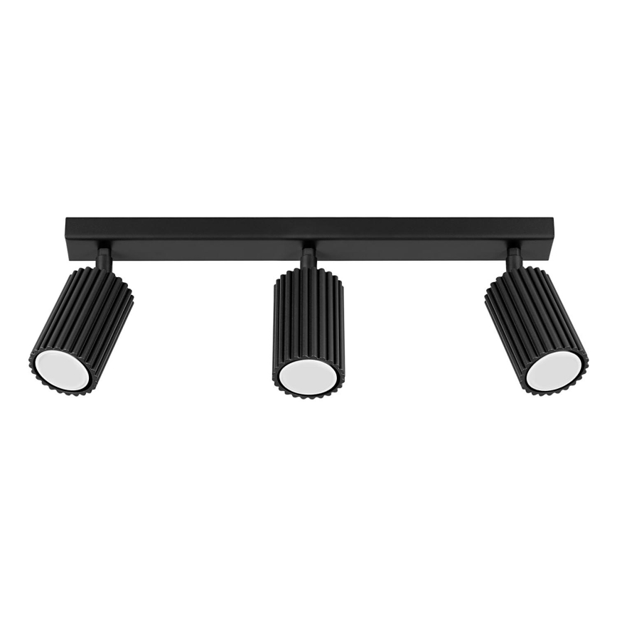 Bodové svítidlo KARBON 3xGU10/10W/230V černá