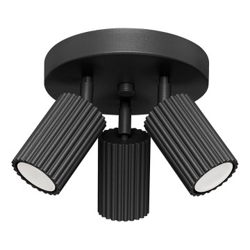 Bodové svítidlo KARBON 3xGU10/10W/230V černá