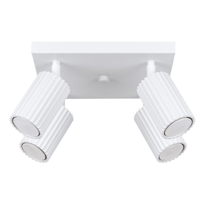 Bodové svítidlo KARBON 4xGU10/10W/230V bílá