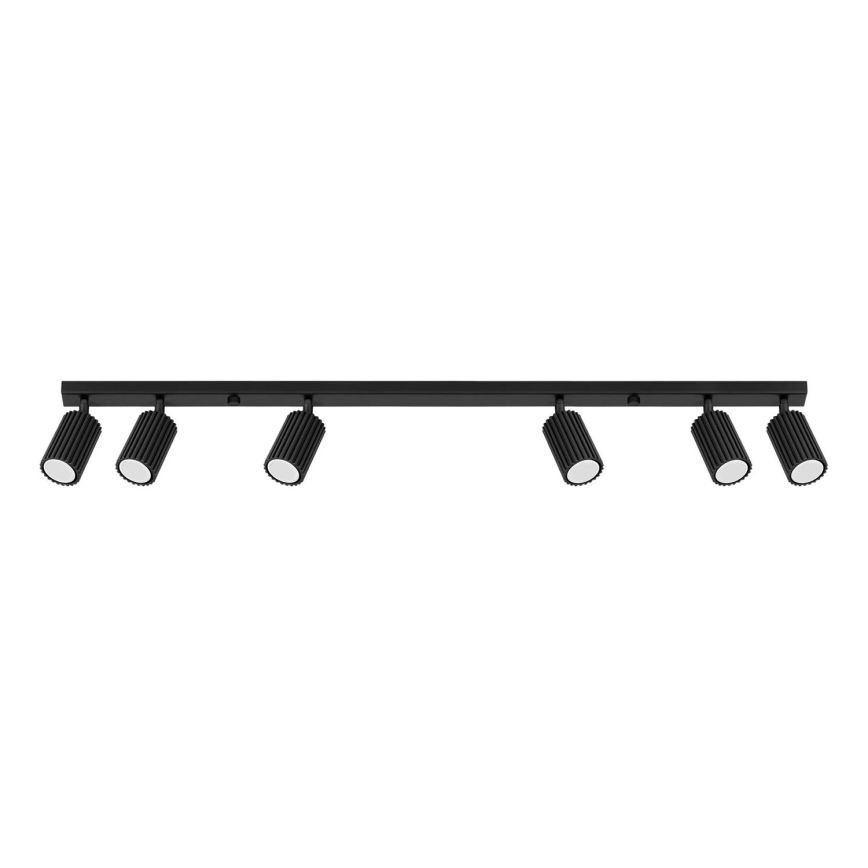 Bodové svítidlo KARBON 6xGU10/10W/230V černá