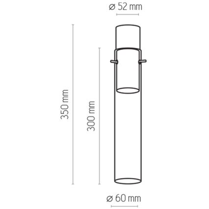 Bodové svítidlo LOOK GRAPHITE 1xGU10/10W/230V