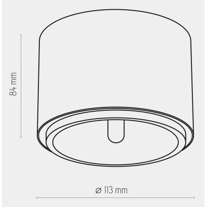 Bodové svítidlo MORIS 1xAR111 GU10/50W/230V zlatá