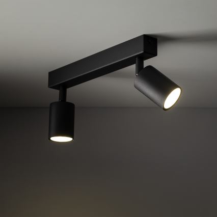 Bodové svítidlo NEX 2xGU10/10W/230V černá