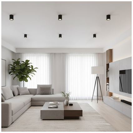 Bodové svítidlo OH12 1xGX53/35W/230V 9,6 cm černá