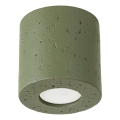 Bodové svítidlo ORBIS 1xGU10/10W/230V beton/zelená