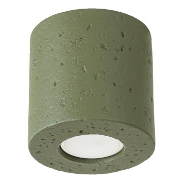 Bodové svítidlo ORBIS 1xGU10/10W/230V beton/zelená