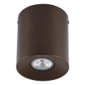Bodové svítidlo ORION 1xGU10/10W/230V 12,5 cm hnědá