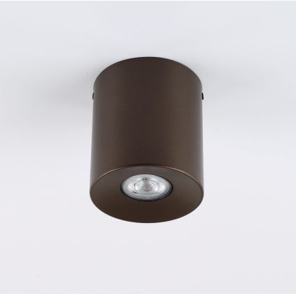 Bodové svítidlo ORION 1xGU10/10W/230V 12,5 cm hnědá