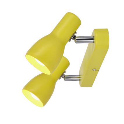 Bodové svítidlo PICARDO 2xE14/40W/230V žlutá