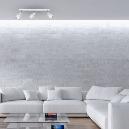 Bodové svítidlo PIK 3xE27/60W/230V bílá