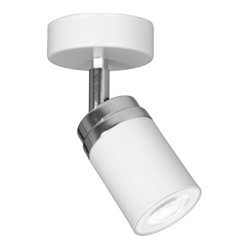 Bodové svítidlo RENO 1xGU10/8W/230V bílá/lesklý chrom